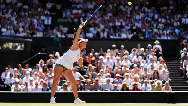 Jessica Pegula serves