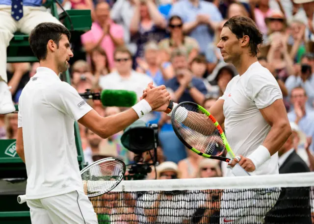 Djokovic and Nadal