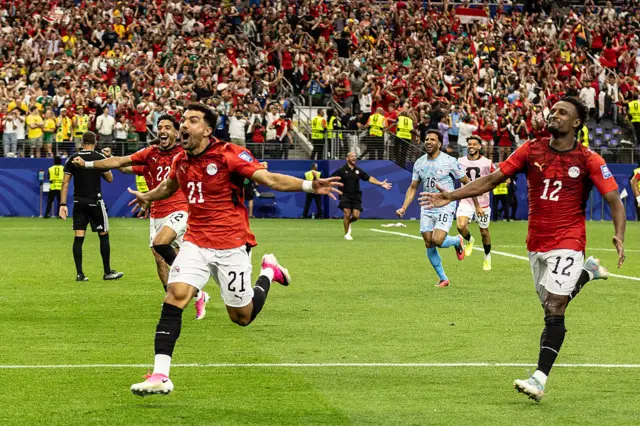 Egypt score a goal