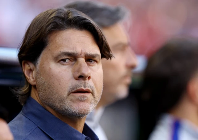 U.S. coach Mauricio Pochettino inside the stadium