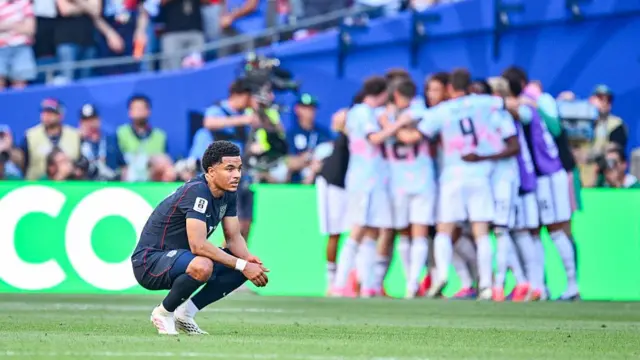 Malik Tillman, #17 of the United States reaction after a loss during the FIFA World Cup 2026 Round Of 16 match between USA and Belgium at Seattle Stadium on July 6, 2026 in Seattle, United States