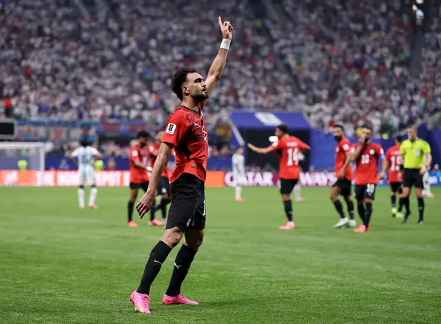 Mostafa Zico celebrates