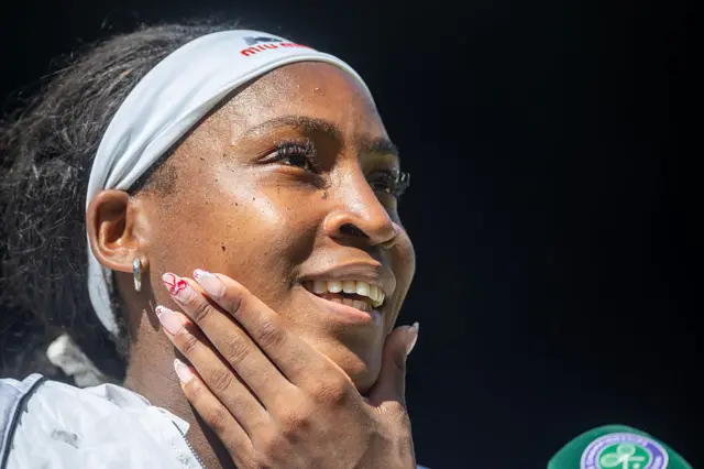 Coco Gauff of the United States