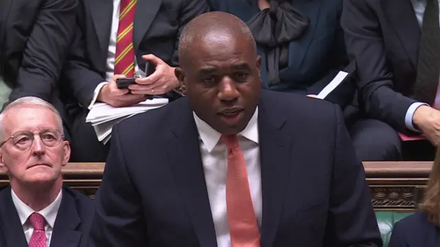 Lammy in Commons