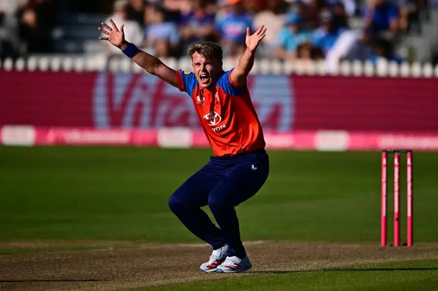 Sam Curran appeals