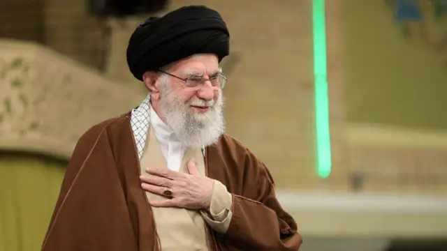 Iranian Supreme Leader Ayatollah Ali Khamenei in January 2025