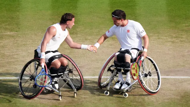 Alfie Hewett and Gordon Reid