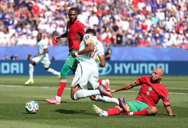 Mbappe is wiped out