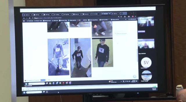 Video footage being played in court shows the FBI's website where images of the suspected shooter in Charlie Kirk's death are shown.