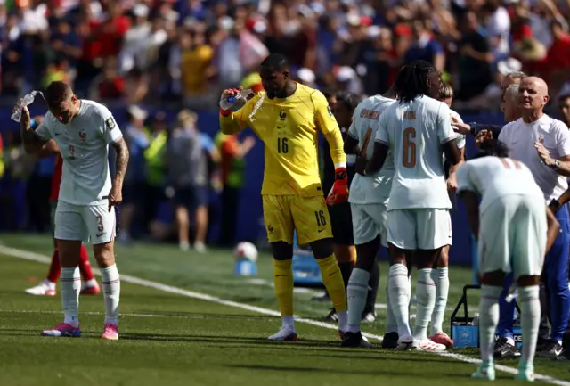 Players take on water
