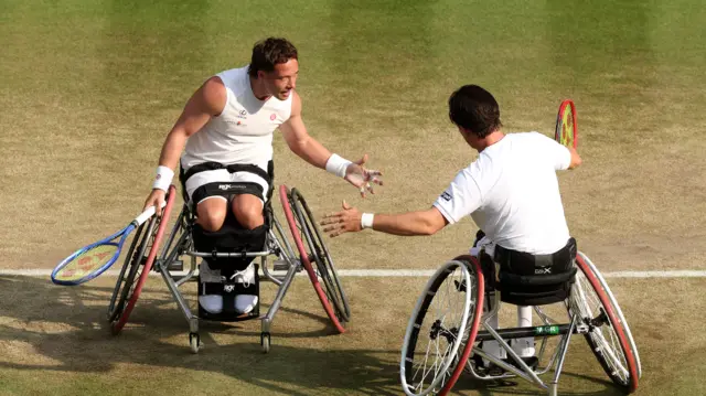 Alife Hewett and Gordon Reid