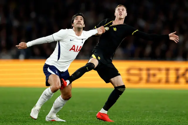 Sandro Tonali and Cole Palmer