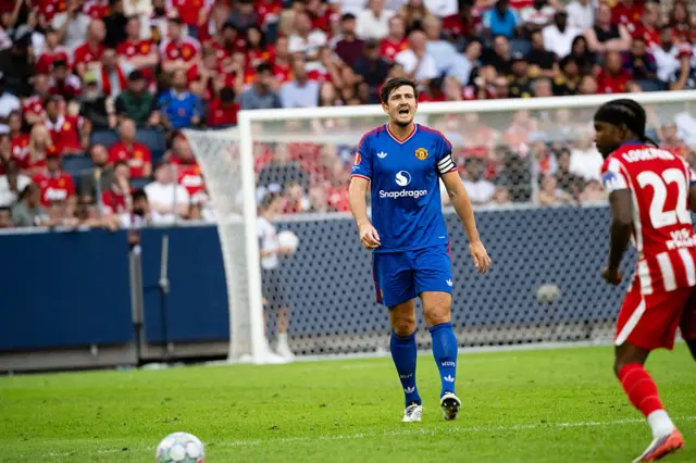 Harry Maguire shouting