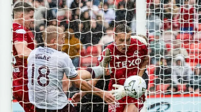 Aberdeen score against Hearts