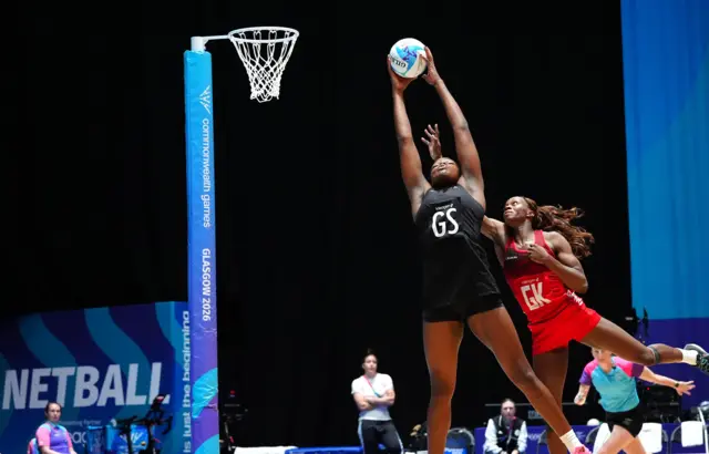 Grace Nweke reaches for the ball