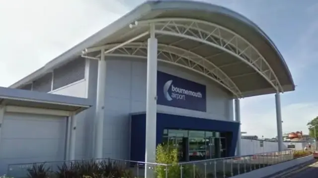 Bournemouth Airport entrance