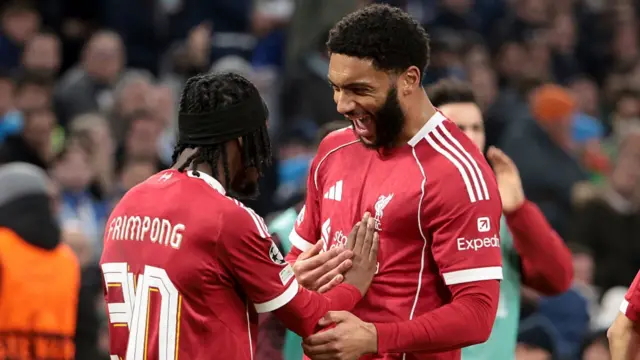 Jeremie Frimpong and Joe Gomez