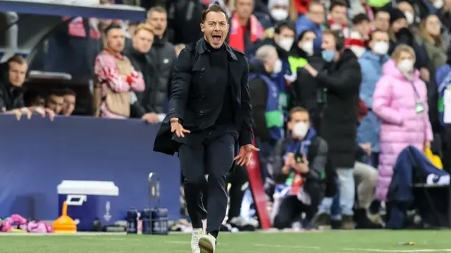 Matthias Jaissle on the touchline