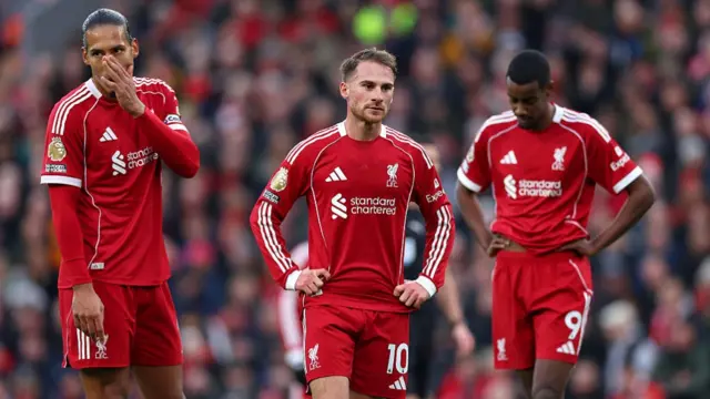 Virgil van Dijk, Alexis Mac Allister and Alexander Isak