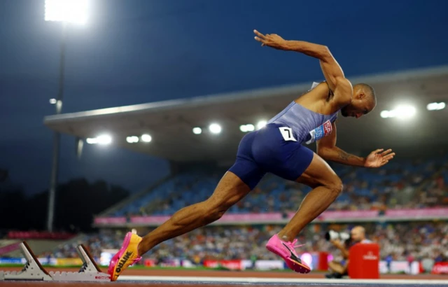Britain's Matthew Hudson-Smith in action