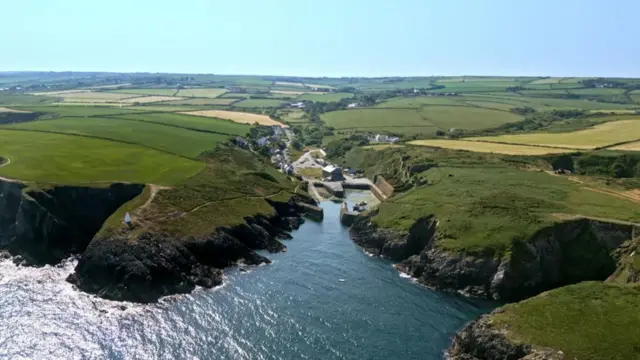 A coastal village in Pembrokeshire.