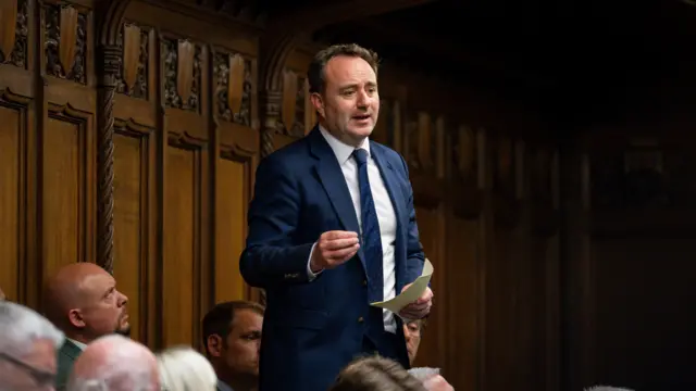 Dr Danny Chambers in the House of Commons