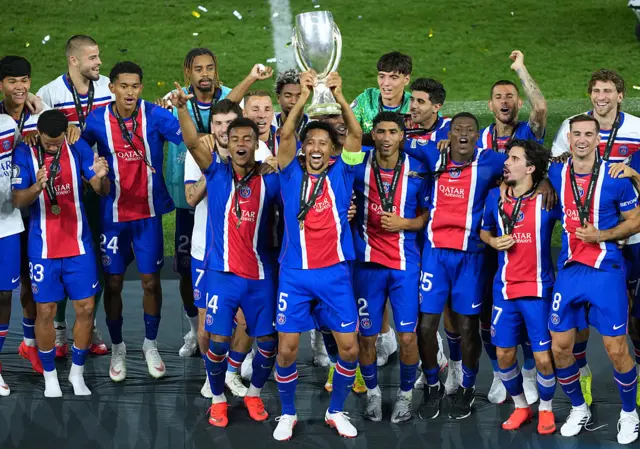 PSG celebrate