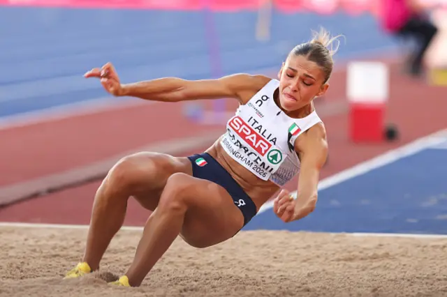 Erika Giorgia Anoeta Saraceni of Italy competes