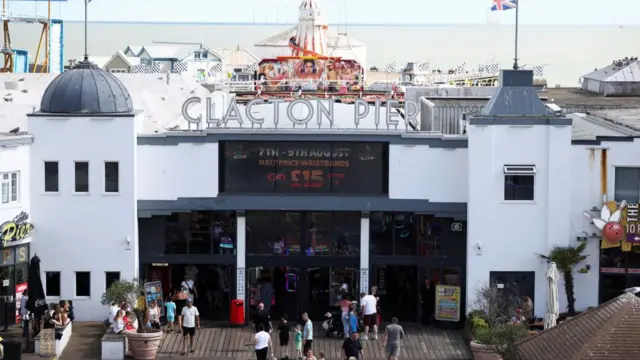 General view of Clacton Pier