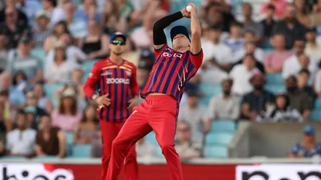 Sonny Baker takes a catch