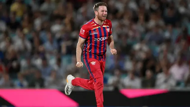 Liam Dawson celebrates