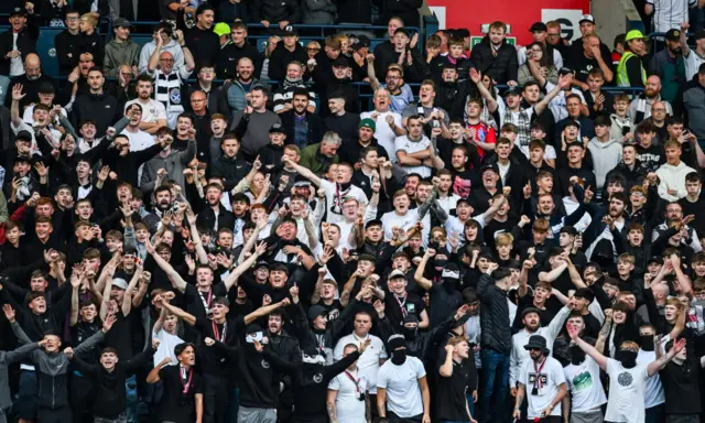 Ayr fans celebrate