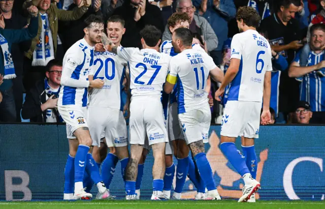 Kilmarnock celebrate