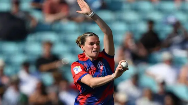 Lauren Bell bowling