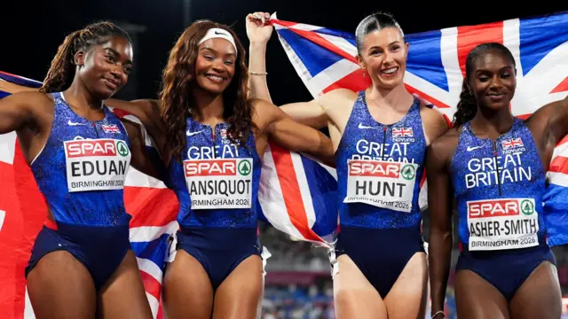 GB celebrate gold