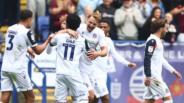 Bolton celebrate against Preston