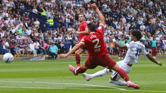 Thierry Gale scores for Bolton Wanderers