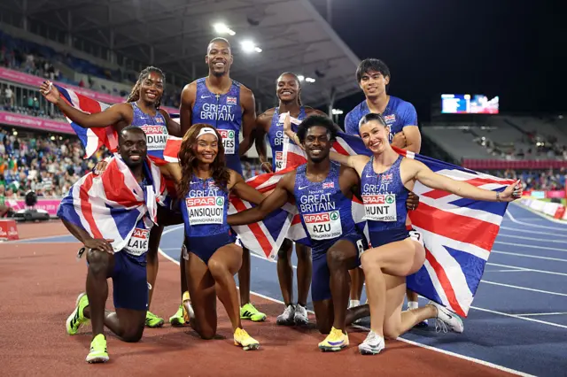 GB's triumphant relay teams