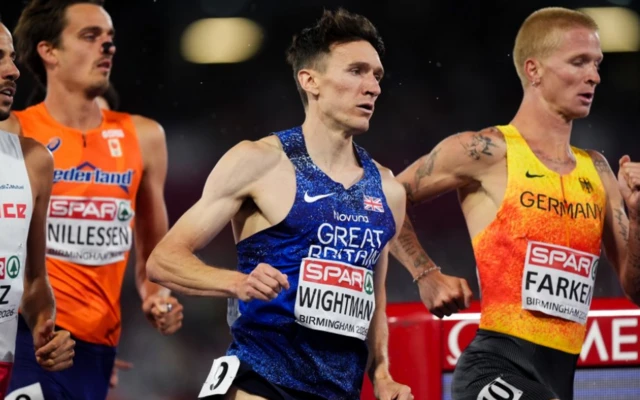 Jake Wightman of Great Britain during the Men's 1500m Final