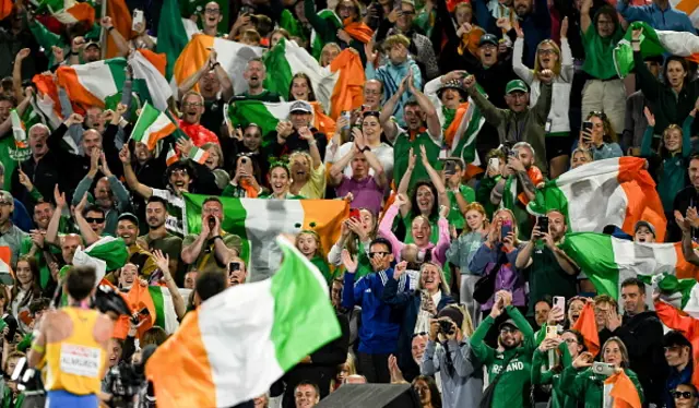 Supporters celebrate