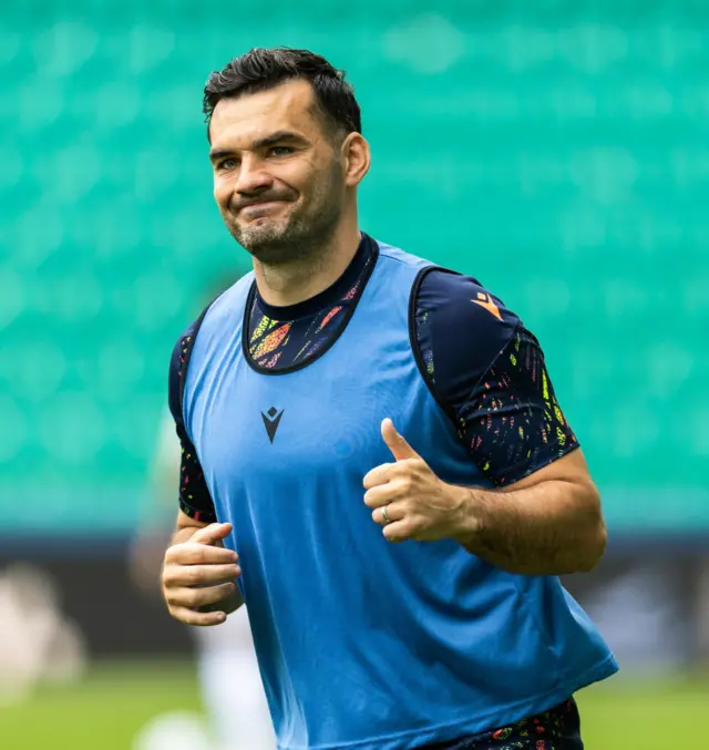 Tony Watt leads the attack for Thistle