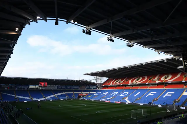 A general view of Cardiff City Stadium