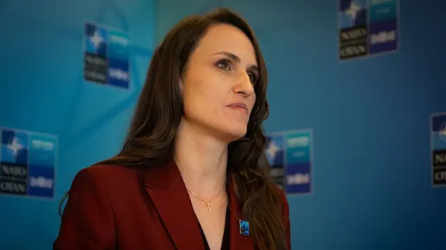 Romanian Foreign Minister Oana Toiu