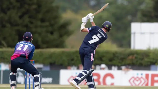 Tom Helm hits out for Middlesex