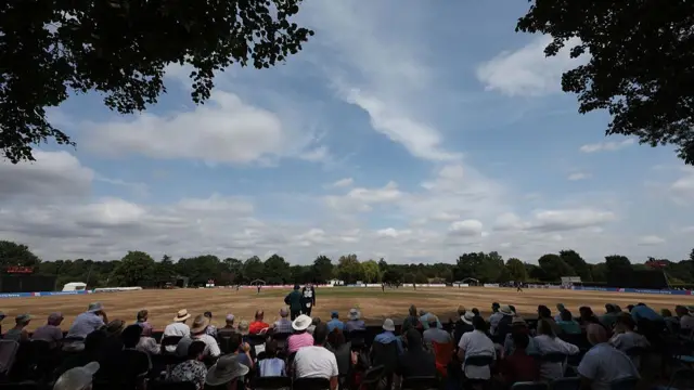 Radlett CC where Middlesex are playing Durham