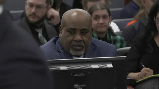 Duane Davis in court.
