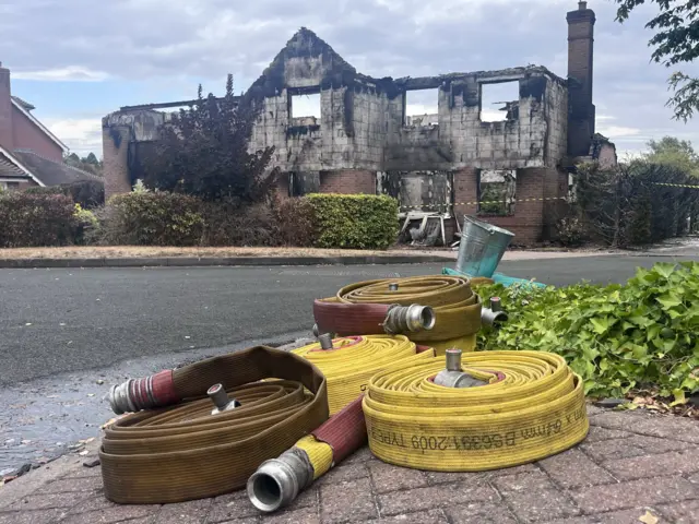 Fire-affected property in Stourbridge