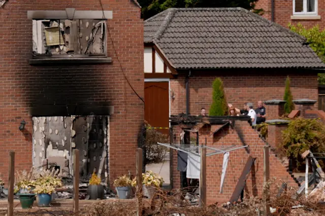 Angela Raynor inspects properties in Stourbridge