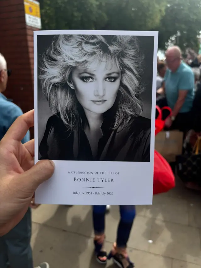 Order of service book