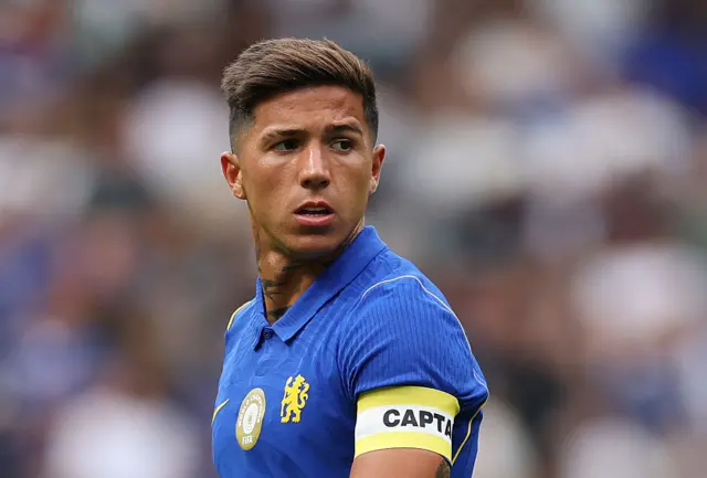Chelsea midfielder Enzo Fernandez